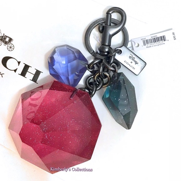 💎 Coach Disney Gem Keychain Bag Charm NWT - Picture 5 of 8